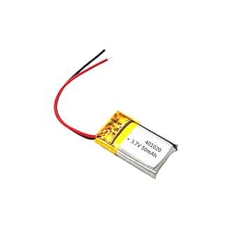 Amazon.co.jp: 3.7 v 50 mah 401020リチウムポリマー充電式